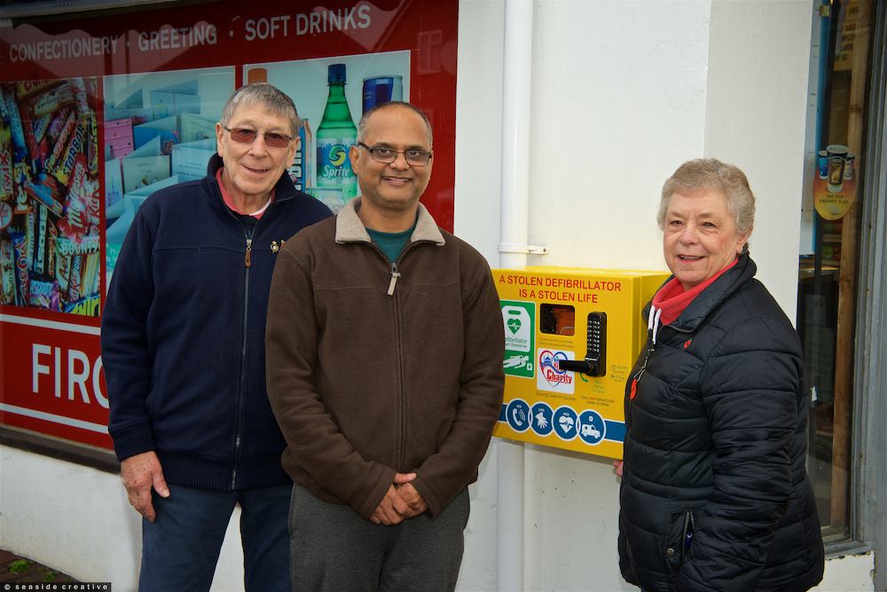 Recycling in Lancing defibrillator donation